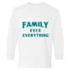 Heavy Cotton Youth Long Sleeve Gildan T-Shirt 5400B Thumbnail
